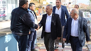 Başkan Zeybek çalışmaları yerinde inceliyor
