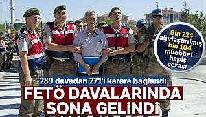 289 DAVADAN 271'İ KARARA BAĞLANDI