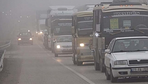 43 ilin geçiş güzergahında yoğun sis