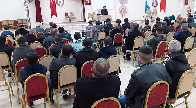 68 YÜKÜMLÜYE SEMİNER VERİLDİ