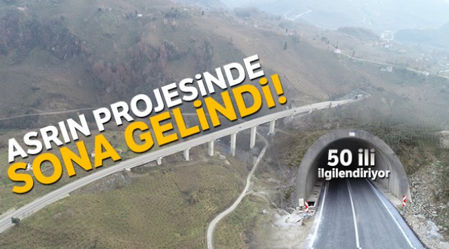 Asrın projesi tamamlanmak üzere