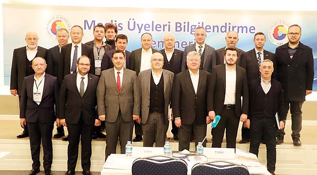 ATSO HEYETİ BİLGİLENDİRME SEMİNERİNE KATILDI