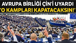 Avrupa Parlamentosundan Çin'e 'kampları kapat' çağrısı
