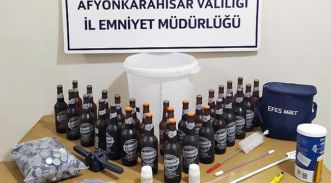 Bandrolsüz rakı ele geçirildi
