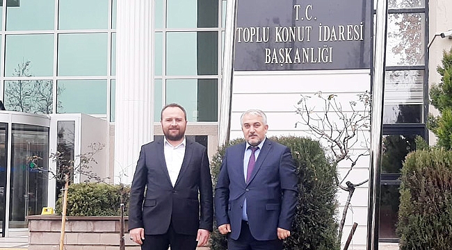 BAŞKAN KARAMAN TOKİ BAŞVURUSUNDA BULUNDU