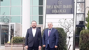 BAŞKAN KARAMAN TOKİ BAŞVURUSUNDA BULUNDU
