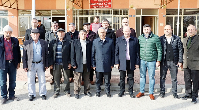 BAŞKAN ZEYBEK YOĞUN İLGİYLE KARŞILANDI