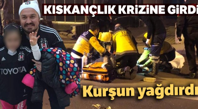 Başkentte kıskançlık krizine giren polis kurşun yağdırdı