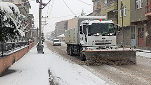 EMİRDAĞ’DA KARLA MÜCADELE ÇALIŞMASI BAŞLADI