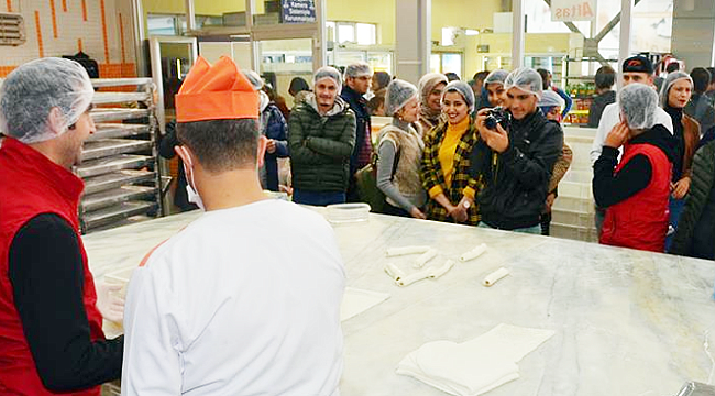 Gençlerden lokum atölyelerine teknik gezi