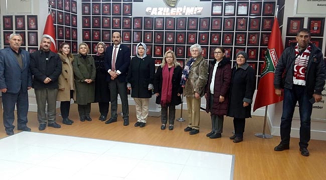 İYİ PARTİ HEYETİN’DEN KUMARTAŞLI’YA ZİYARET