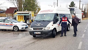 Jandarmadan kış lastiği denetimi