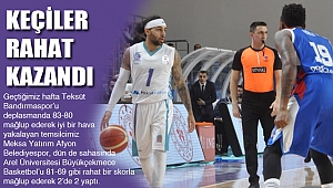 KEÇİLER RAHAT KAZANDI: 81-69