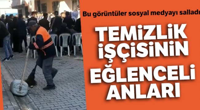 Mersinli temizlik işçisi sosyal medyayı salladı