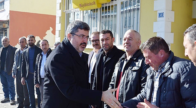 MİLLETVEKİLİ ÖZKAYA BAŞKAN ÇELİK’İ ZİYARET ETTİ