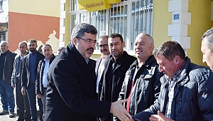 MİLLETVEKİLİ ÖZKAYA BAŞKAN ÇELİK’İ ZİYARET ETTİ