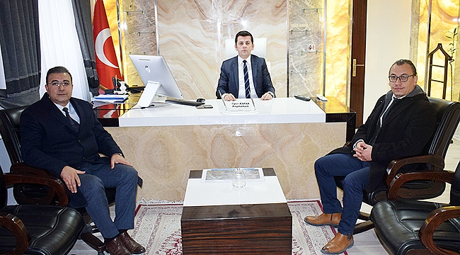 MÜDÜR SİVRİ’DEN KAYMAKAM KAPAR’A ZİYARET