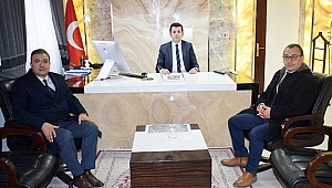 MÜDÜR SİVRİ’DEN KAYMAKAM KAPAR’A ZİYARET