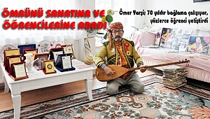 ÖMRÜNÜ SANATINA VE ÖĞRENCİLERİNE ADADI
