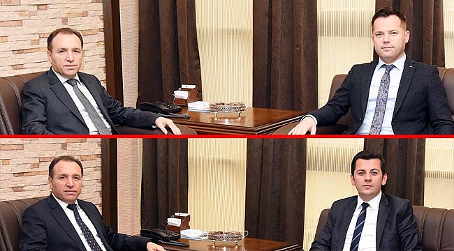 REKTÖR KARAKAŞ KONUKLARINI AĞIRLADI