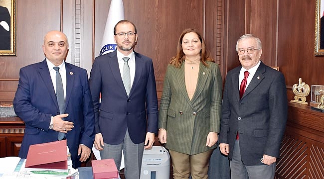 REKTÖR OKUMUŞ’A MİLLETVEKİLİ KÖKSAL’DAN ZİYARET