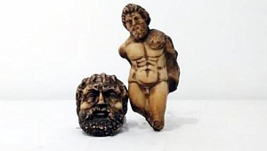 SAHTE HEYKEL ELE GEÇİRİLDİ