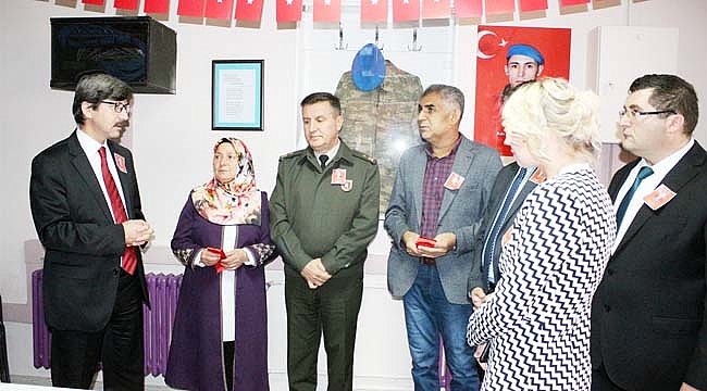 Şehidin ismi kütüphanede yaşayacak