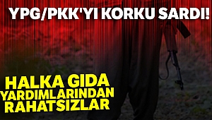 Terör Örgütü PKK/YPG gıda yardımlarından rahatsız