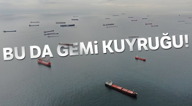 Zeytinburnu açıkları, gemi yoğunluğundan limana döndü