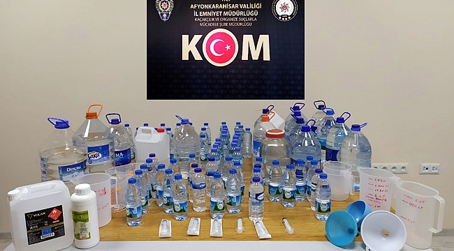 5 İŞ YERİNDE SAHTE İÇKİ ÇIKTI