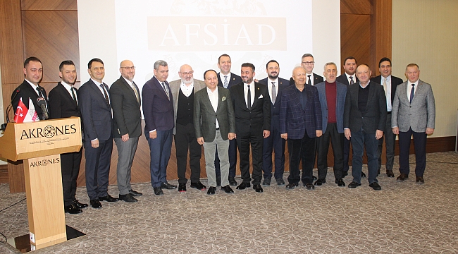 AFSİAD' da Kadir Sayın dönemi başladı
