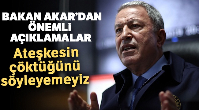 Ateşkesin çöktüğünü söyleyemeyiz