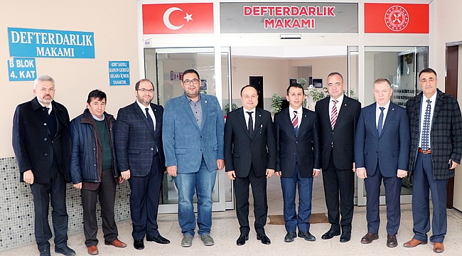 ATSO YÖNETİMİ, DEFTERDAR ŞAHİN’İ ZİYARET ETTİ