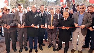 BAŞKAN MUSTAFA ÇÖL İŞ YERİ AÇILIŞINA KATILDI