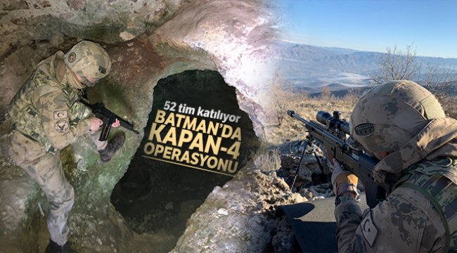 Batman’da, KAPAN-4 MAVA operasyonu başlatıldı