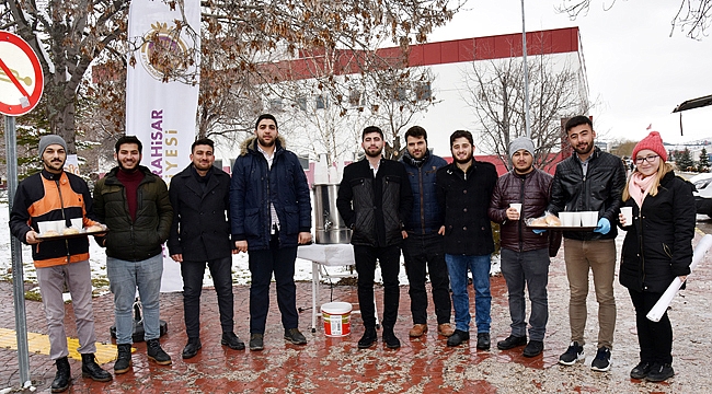 BELEDİYE, SINAV ÇORBASI DAĞITMAYA DEVAM EDİYOR