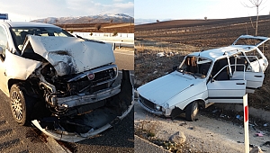 DİNAR'DA TRAFİK KAZASI