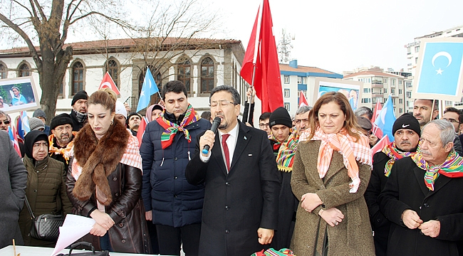 DOĞU TÜRKİSTAN İÇİN TEK YÜREK OLDULAR