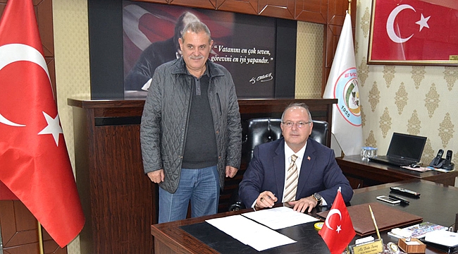 EVCİLER BELEDİYESİ'NE KEPÇE HİBE EDİLDİ