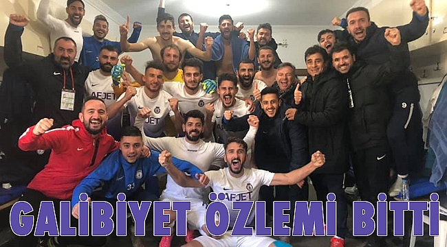 GALİBİYET ÖZLEMİ BİTTİ