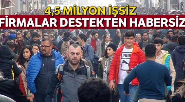 İşsiz var, eleman arayan var, teşvik var...