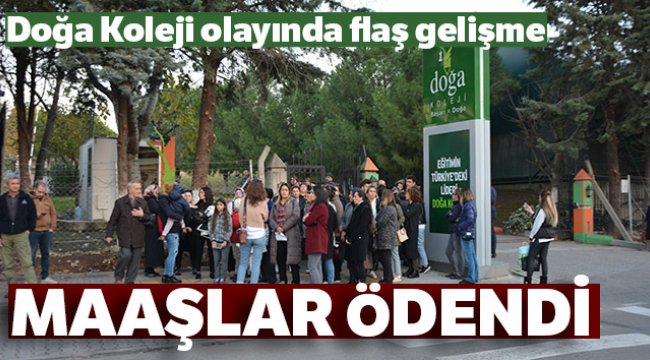 İTÜ Rektörü, Doğa Koleji'nde öğretmenlerin maaşlarının ödendiğini açıkladı
