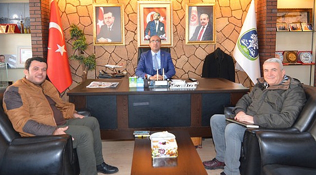 İZMİR’DEN BAŞKAN MUSTAFA ÇÖL’E ZİYARET