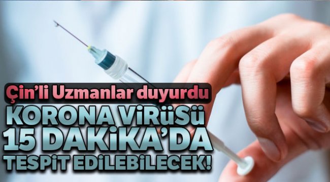 Korona virüsünü 15 dakikada tespit eden test geliştirildi