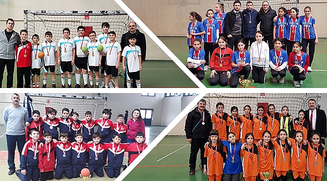 KÜÇÜKLER HENTBOL MÜSABAKALARI TAMAMLANDI