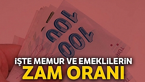 Memur ve emeklilerin zam oranı belli oldu