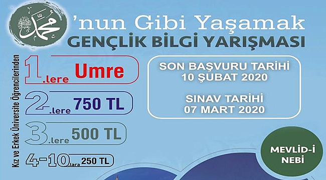 MÜFTÜLÜKTEN BİLGİ YARIŞMASI