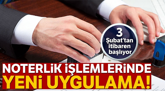 'Noterlik İşlemlerinde Güvenli Ödeme Sistemi'ne geçilecek'