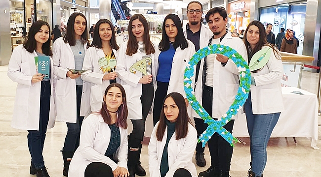 ÖĞRENCİLER KANSER ETKİNLİĞİ DÜZENLEDİ