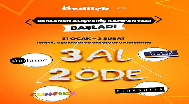 ÖZDİLEK’TE İDİRİM FIRSATLARI DEVAM EDİYOR
